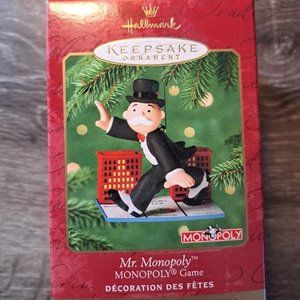 Hallmark Keepsake Mr. Monopoly 65th Anniversary 2000 Ornament